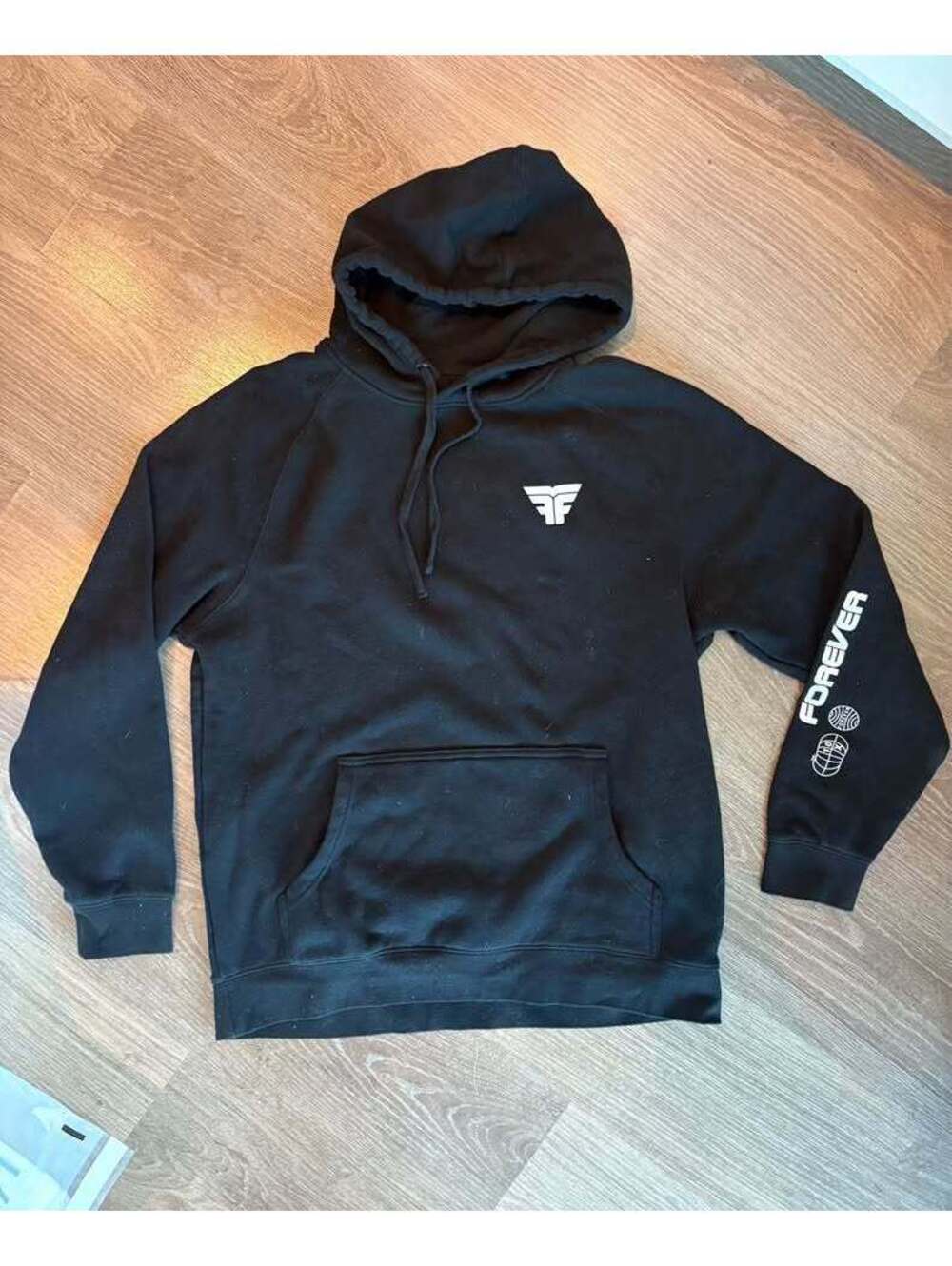 FLIGHT FACILITIES Forever black hoodie  large